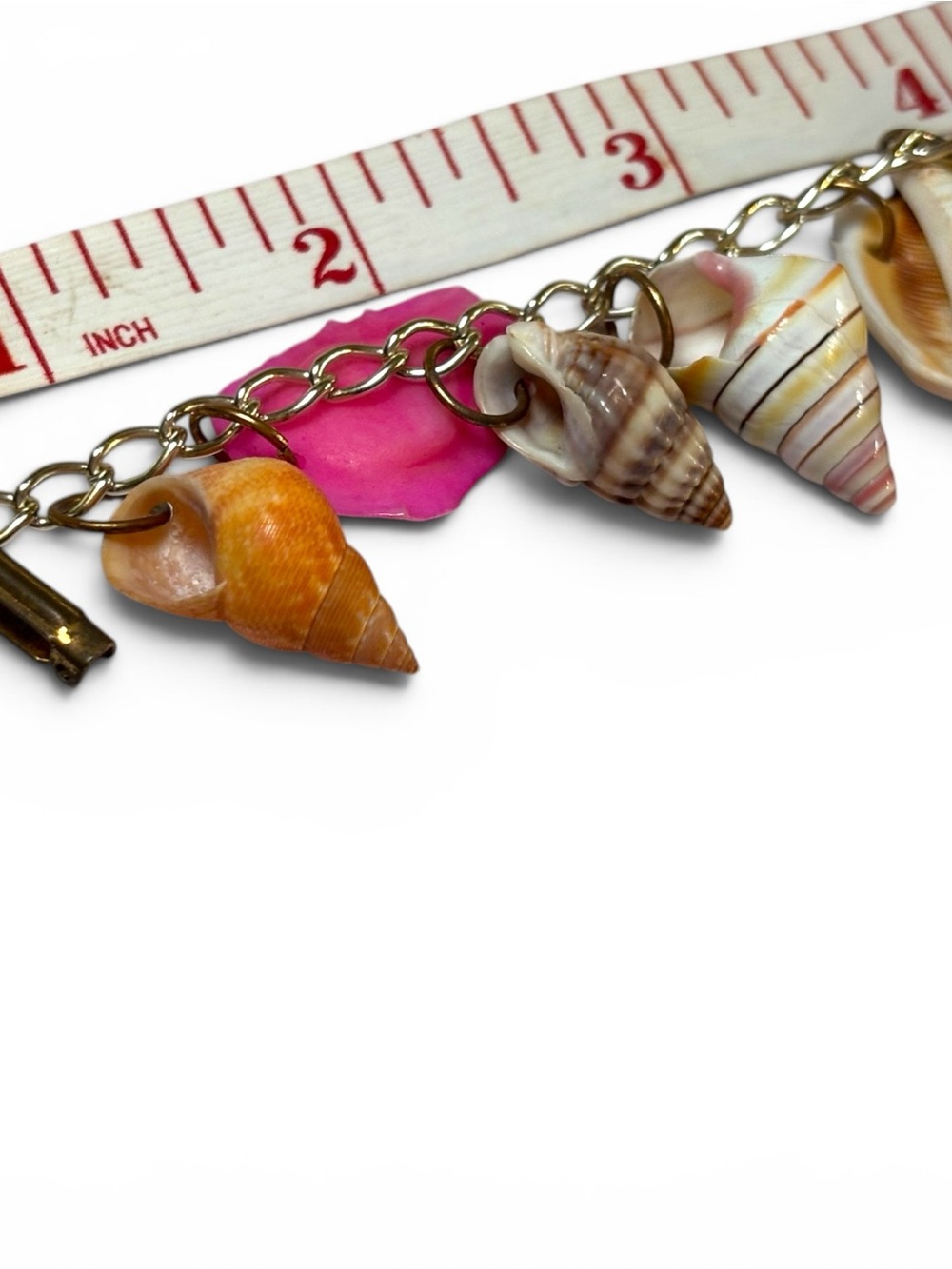 Vintage Florida Seashell Charm Bracelet in Box - Picture 5 of 9